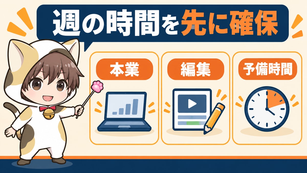 副業動画編集を本業と両立する時間管理