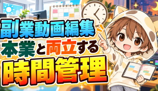 副業動画編集を本業と両立する時間管理