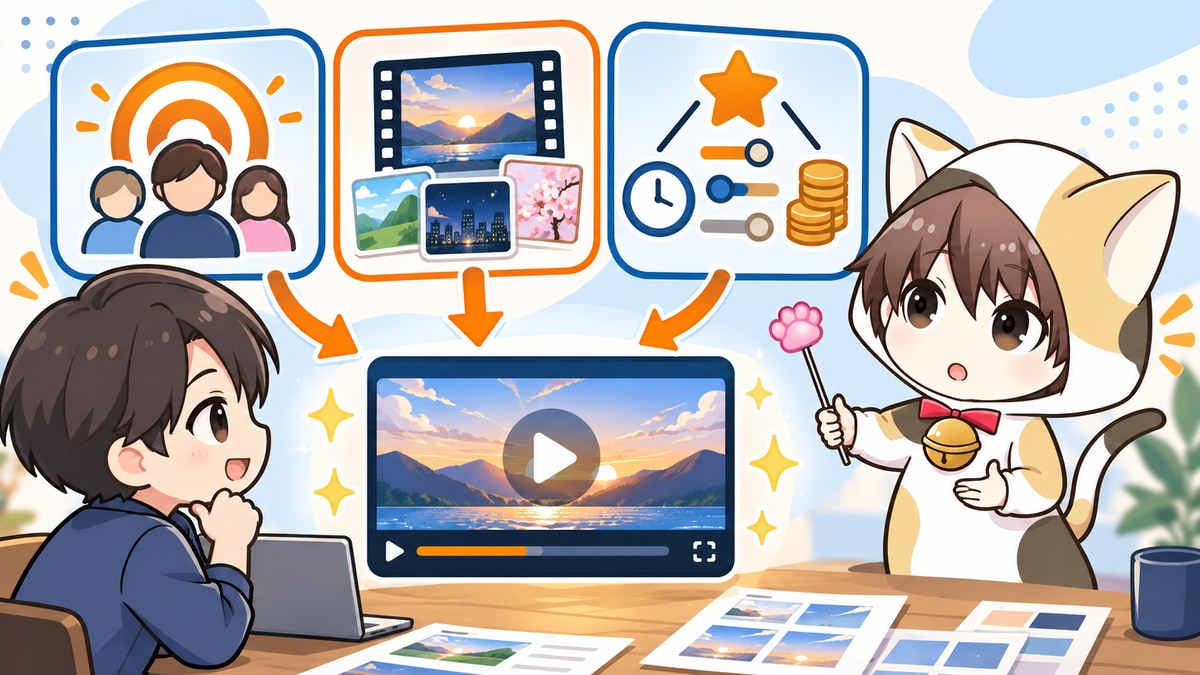 動画編集の完成イメージを依頼者と共有するYuki