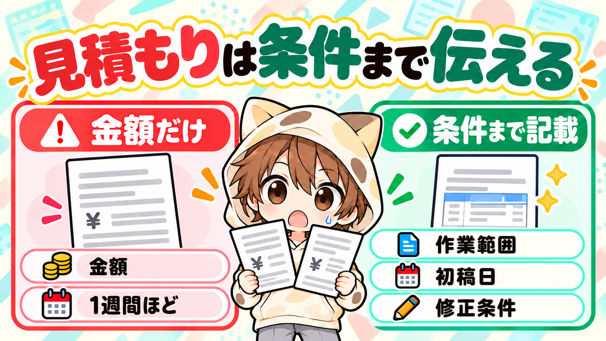 動画編集の見積もりでは金額だけでなく条件まで伝える