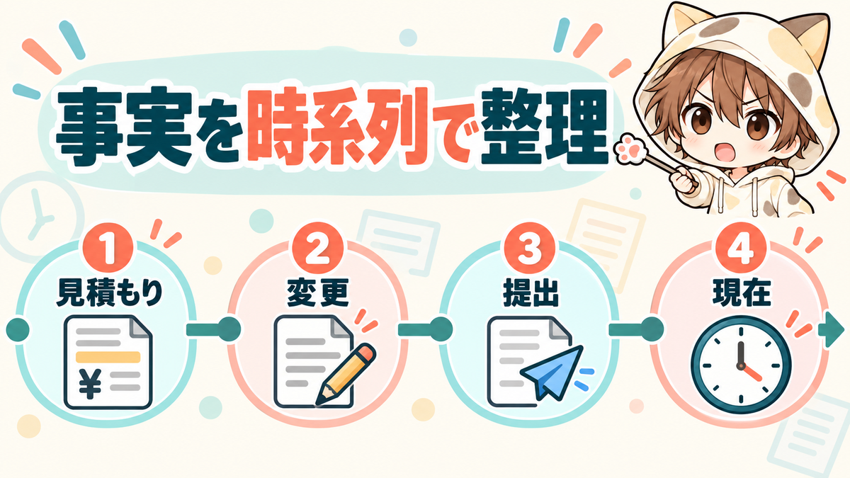 動画編集の取引内容を時系列で整理する方法