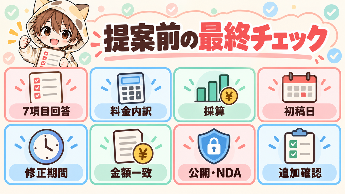 動画編集の見積もり提案前に確認する8項目