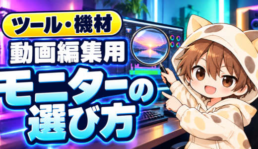 動画編集用モニターの選び方