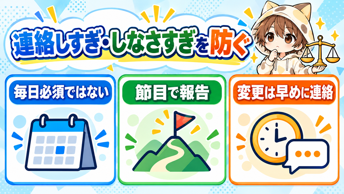 動画編集で連絡しすぎと連絡不足を防ぐ