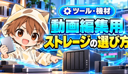 動画編集用ストレージの選び方