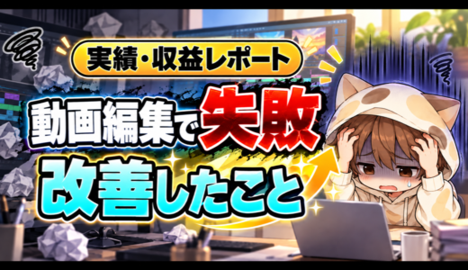 動画編集で失敗した案件と改善したこと