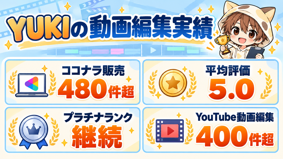 YUKIの動画編集実績